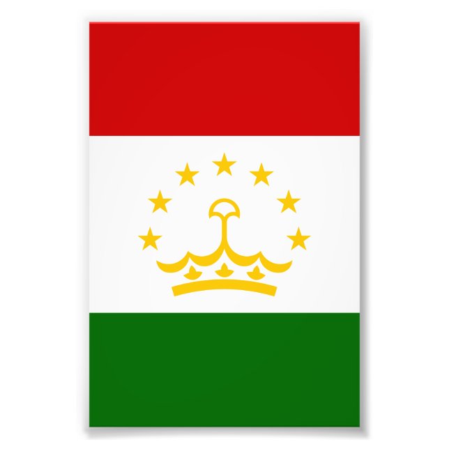 Foto Bandeira do Tajiquistão (Frente)