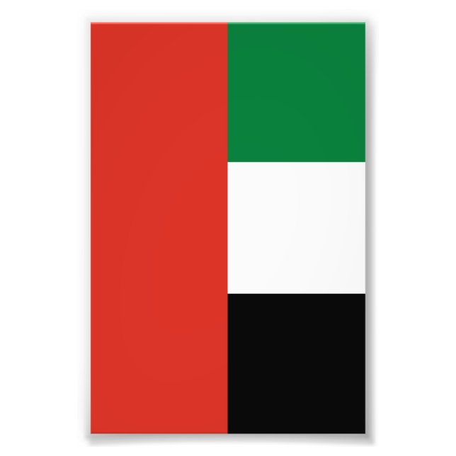 Foto bandeira dos Emirados Árabes Unidos (Frente)