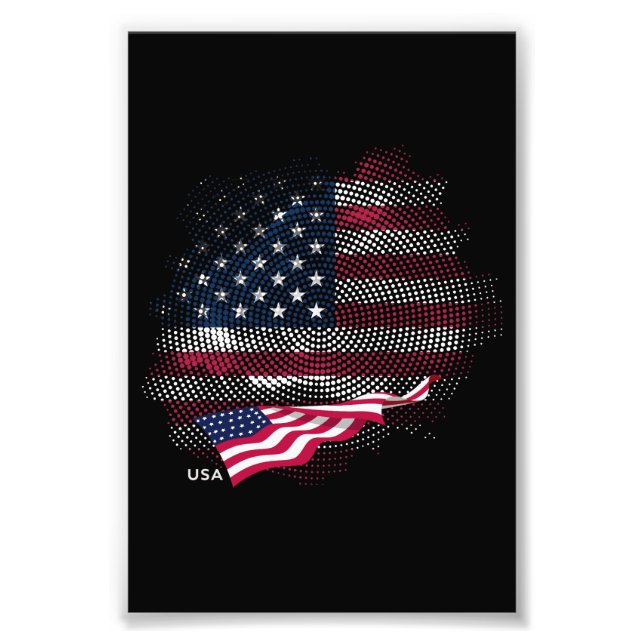 Foto bandeira dos EUA (Frente)