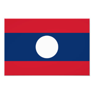 Foto Bandeira Laos