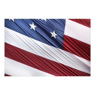 Foto Bandeira Patriótica Americana Vermelha, Branca e A