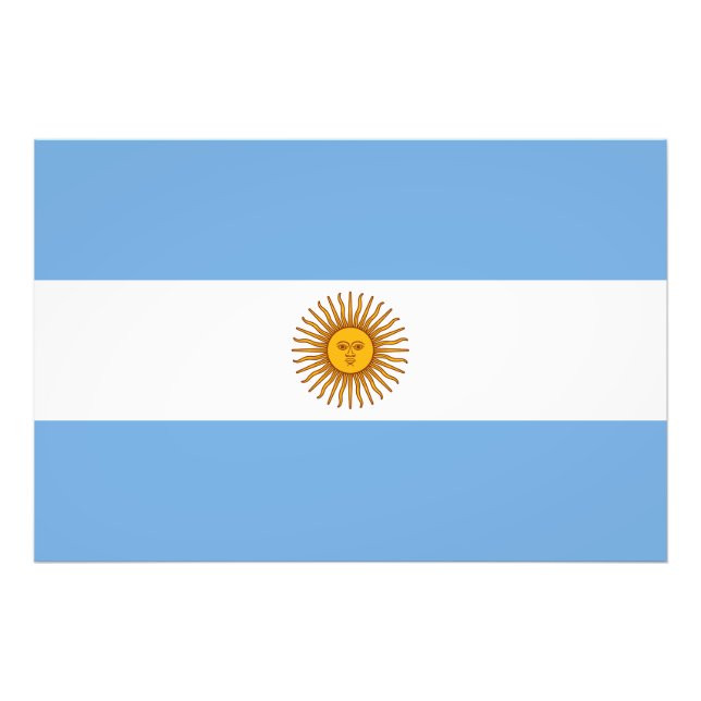 Foto Bandeira Patriótica Argentina (Frente)