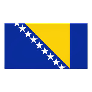 Foto Bandeira Patriótica da Bósnia Herzegovina