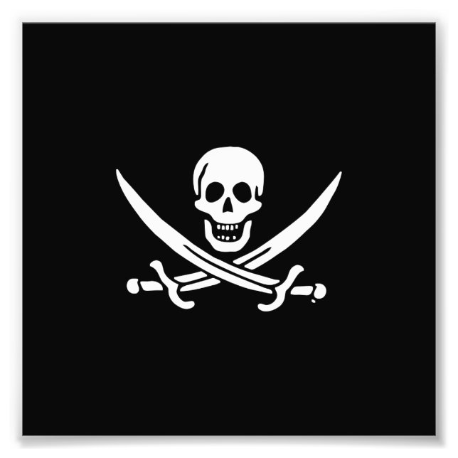 Foto Bandeira pirata de Jolly roger (Frente)