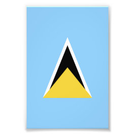 Foto bandeira santo Lúcia