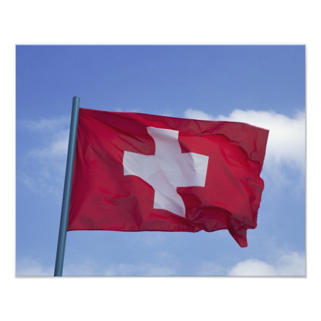 Foto Bandeira Suíça RF) (Frente)