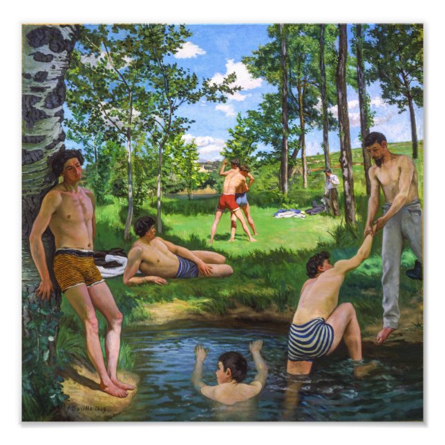 Foto Banhistas | Frédéric Bazille | (Frente)