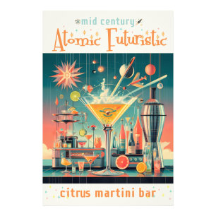 Foto Bar de Martini de Cítrico Futurista Atômico de Mea