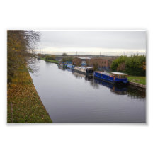 Barcaças no Canal Knottingley e Goole