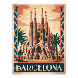 Foto Barcelona Espanha vintage
