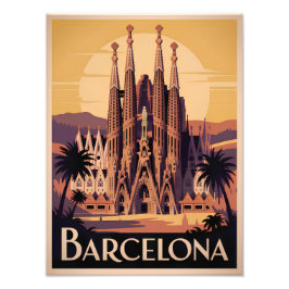 Foto Barcelona Espanha vintage
