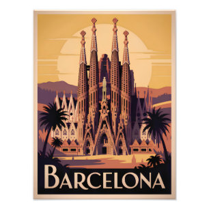 Foto Barcelona Espanha vintage
