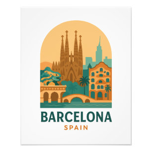 Foto Barcelona Vintage Espanha Viagem Sagrada Família 