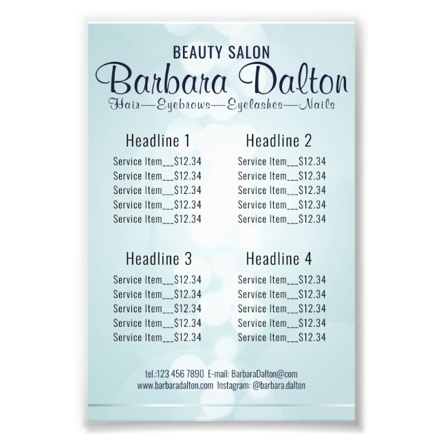 Foto Barco Azul Elegante Simples (Frente)