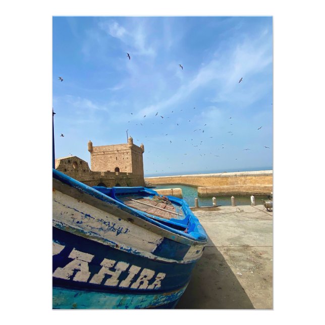 Foto Barco de Pesca em Essaouira, Marrocos (Frente)
