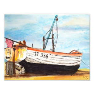 Foto Barco de Pesca na Praia de Seixos de Aldeburgh