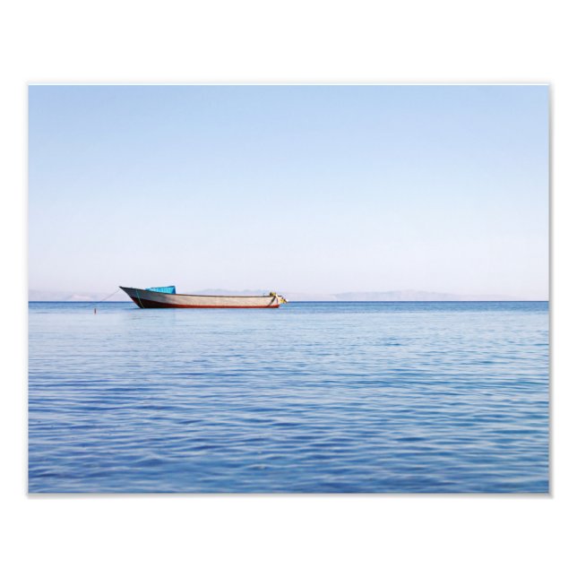 Foto Barco no mar calmo (Frente)