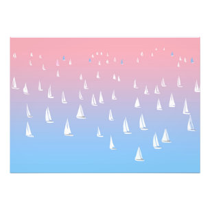Foto Barcos à vela no oceano