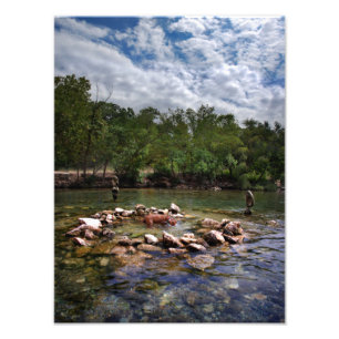 Foto Barton Creek Dog Nadando Buraco - Austin Texas