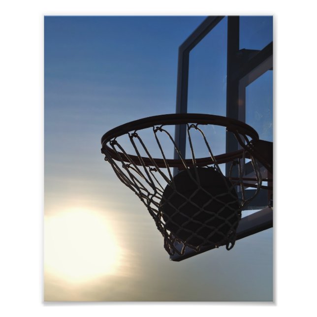 Foto Basquete E Hoop De Basquete (Frente)