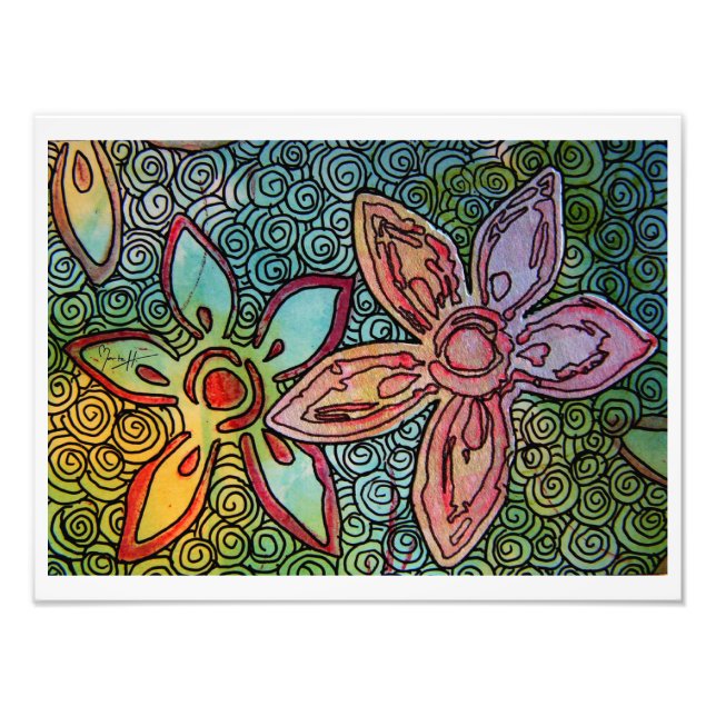 Foto Batata-Flor em esfregaço (Frente)