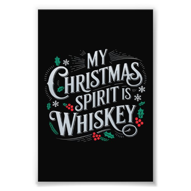 Foto Bebendo de Natal Sussurro Amantes Drinker Dizendo (Frente)