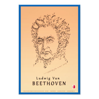 Foto Beethoven encara a música