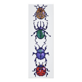 Foto Beetle, kevers pixelart