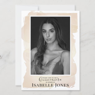 Foto: Beige Watercolor Quinceañera