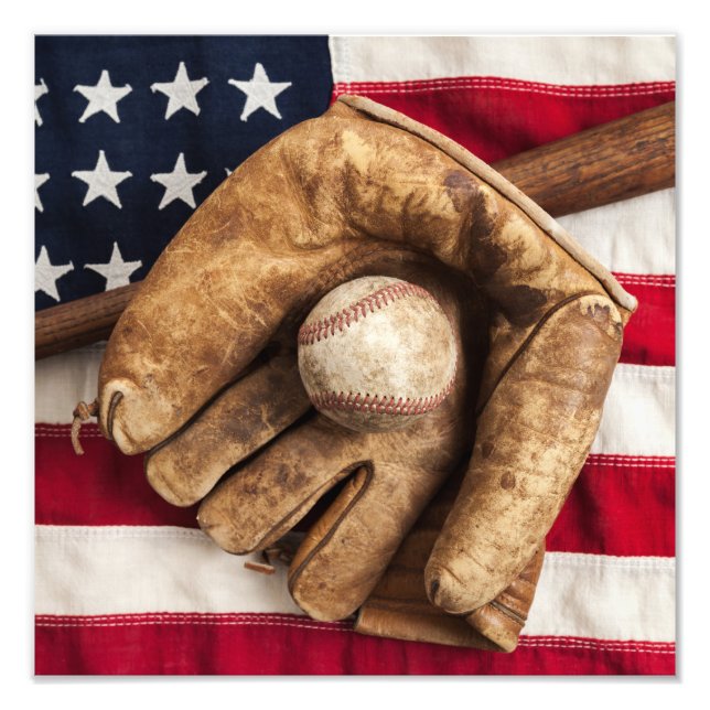 Foto Beisebol Vintage (Frente)