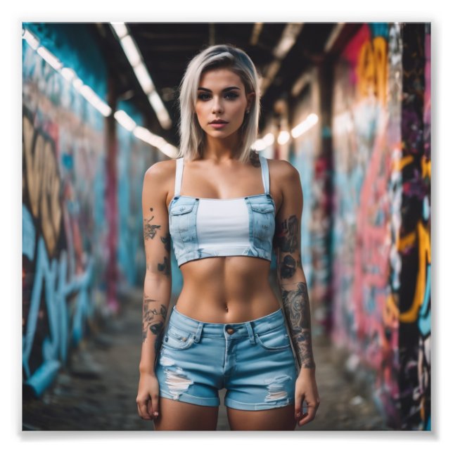 Foto Bela Bela Boca Loura Grafite Rapariga (Frente)