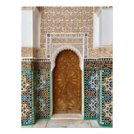Foto Bela porta em Ben Youssef - Marrakech, Marrocos