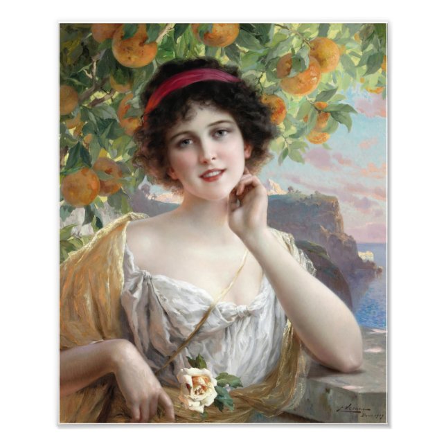 Foto Beleza debaixo da árvore laranja por Émile Vernon (Frente)