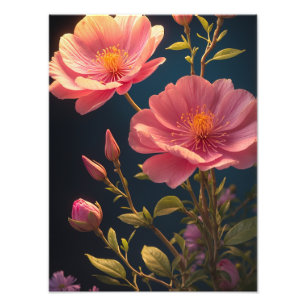 Foto Beleza em Flor: Peônias Rosadas sob o Céu Azul