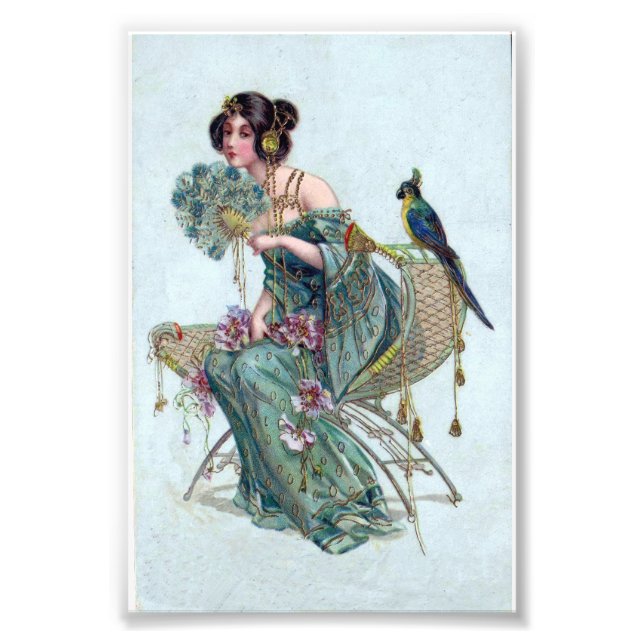 Foto Beleza Exótica Art Nouveau (Frente)