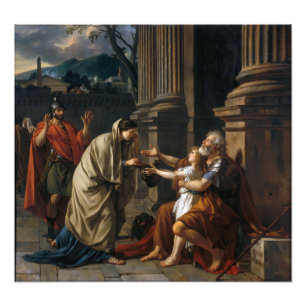 Foto Belisário por Jacques Louis David