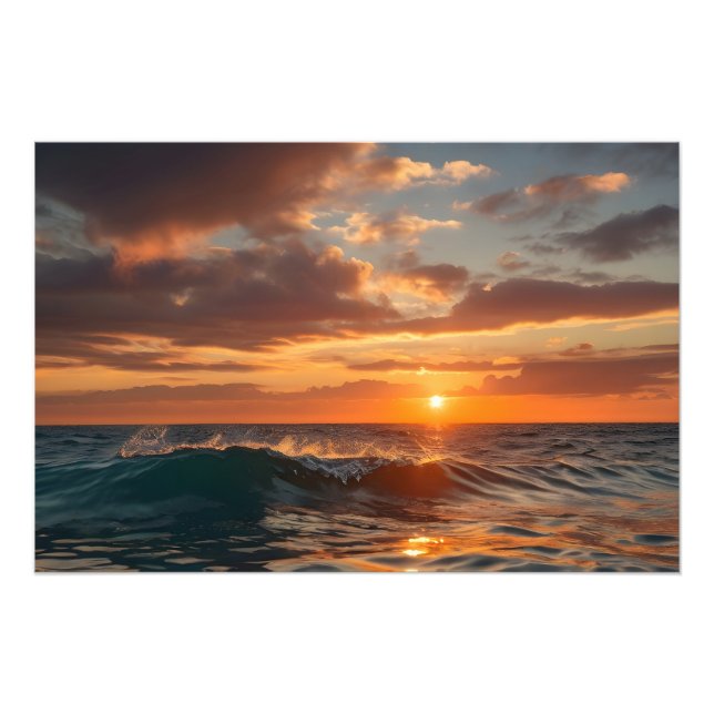 Foto Belo mar do sol (Frente)