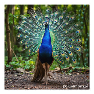Foto belo pavão