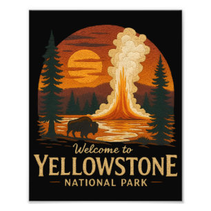 Foto Bem-vindo à Embroiderme Yellowstone Nacional EUA