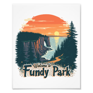 Foto Bem-vindo ao Fundy National Canadian Park