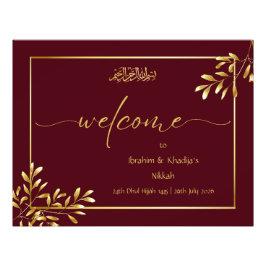 Foto Bem-vindo ao nosso Nikkah - Sinal de Casamento Isl