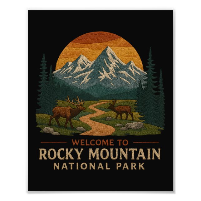 Foto Bem-vindos à Embroiderme Rocky Mountain Nacional E (Frente)