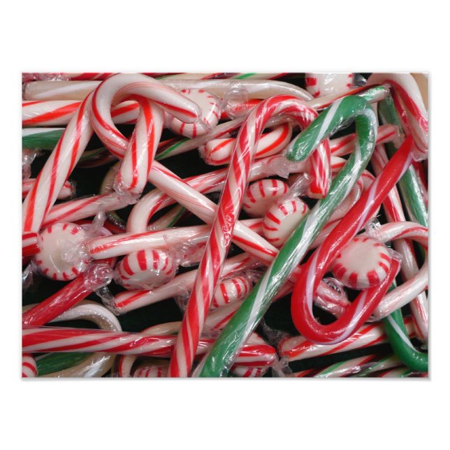 Foto Bengalas e Peppermints Natal Férias (Frente)