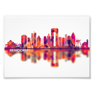 Foto Benidorm Espanha Skyline