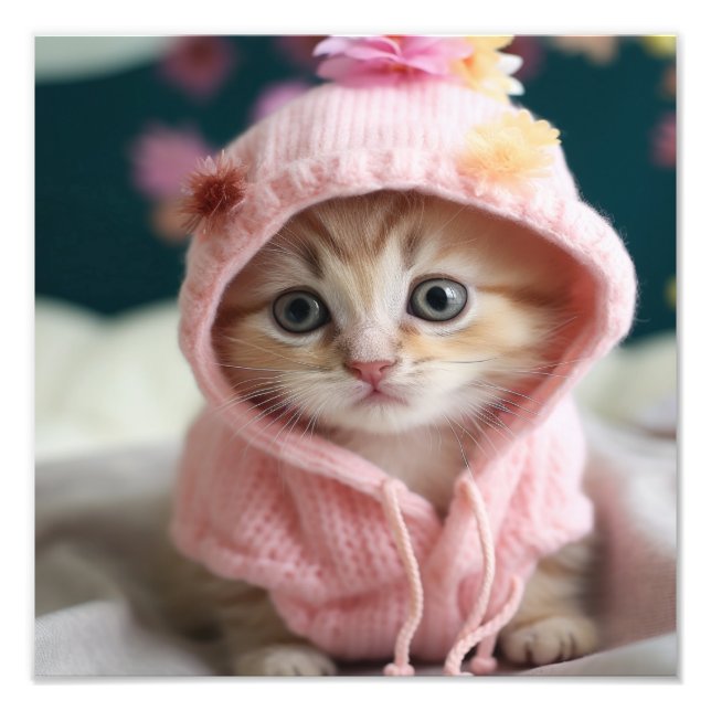 Foto Berçário de Gatinhos & Impressões para Quartos de  (Frente)