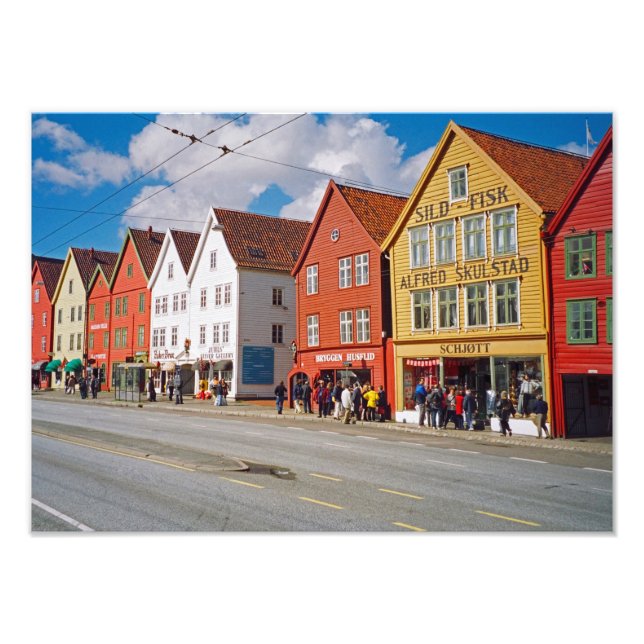 Foto Bergen, Noruega (Frente)