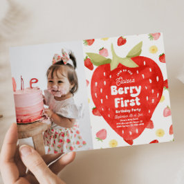 Foto Berry Primeiro Convites de Aniversário
