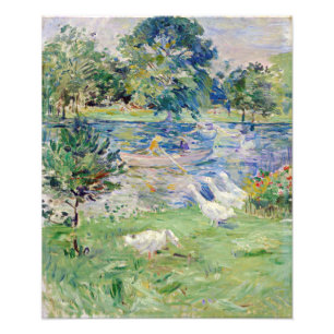 Foto Berthe Morisot - Menina num Barco com Gansos