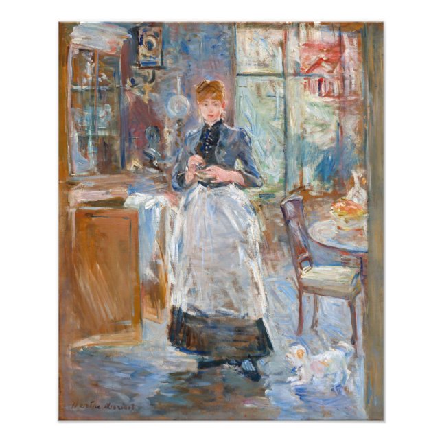 Foto Berthe Morisot - Na Sala De Jantar (Frente)