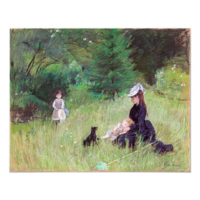 Foto Berthe Morisot - Num Parque (Frente)